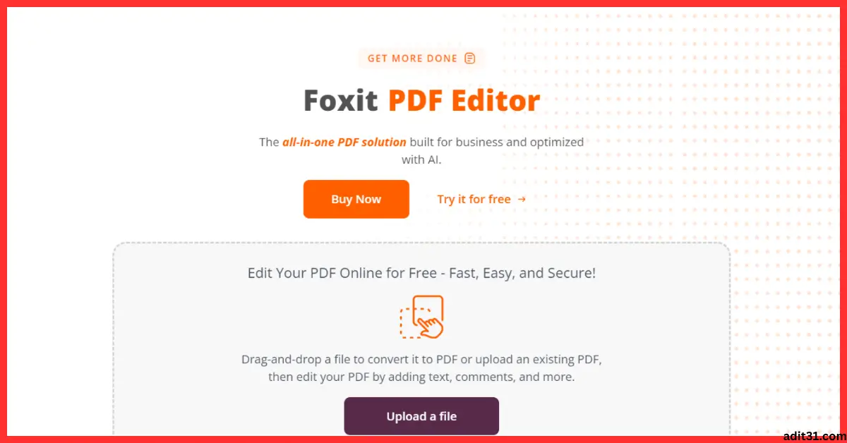 Foxit PDF Editor Pro