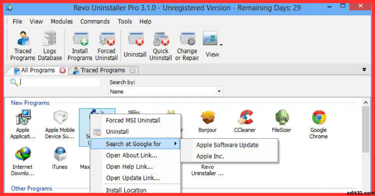 Revo Uninstaller Pro