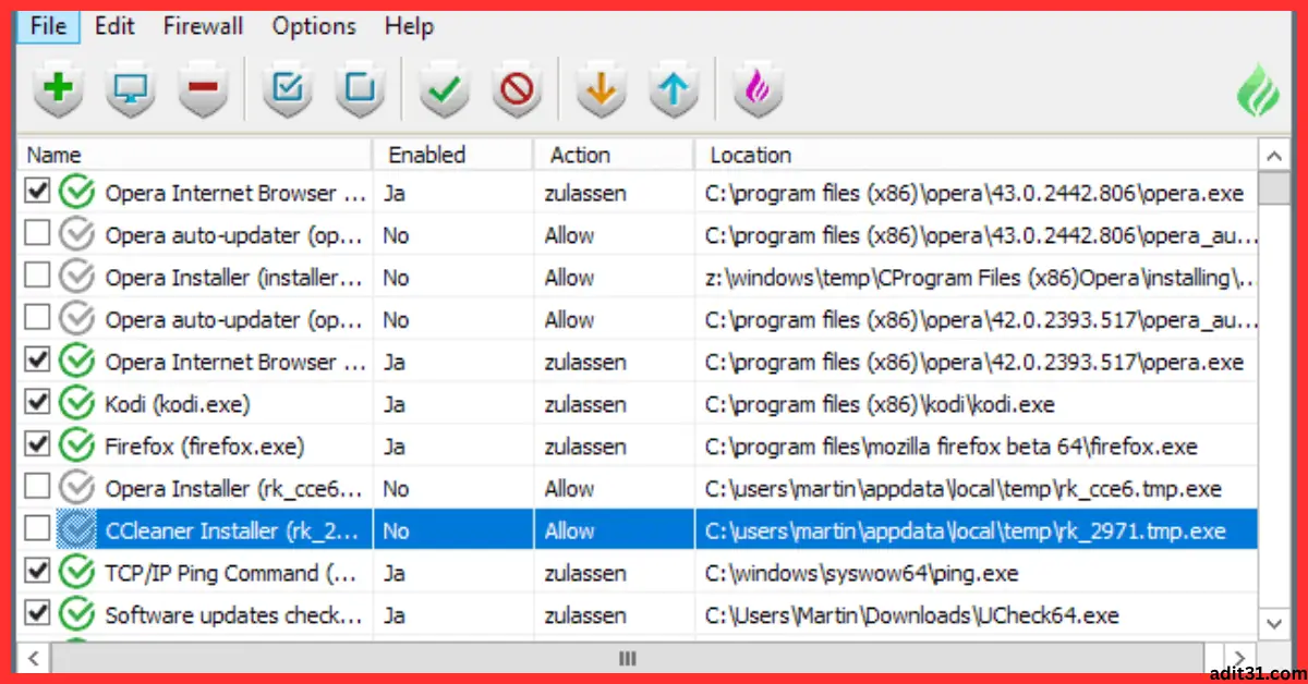Firewall App Blocker