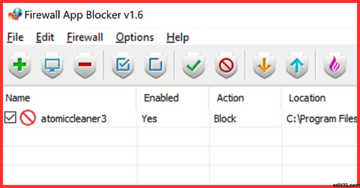 Firewall App Blocker