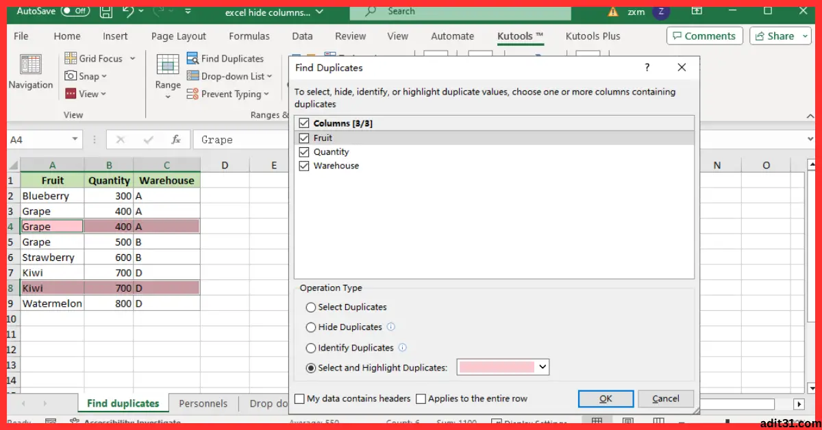 Kutools for Excel