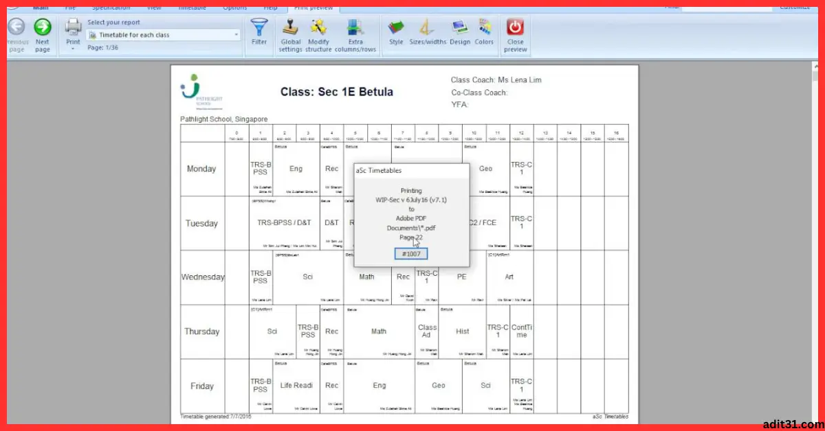 aSc Timetables 