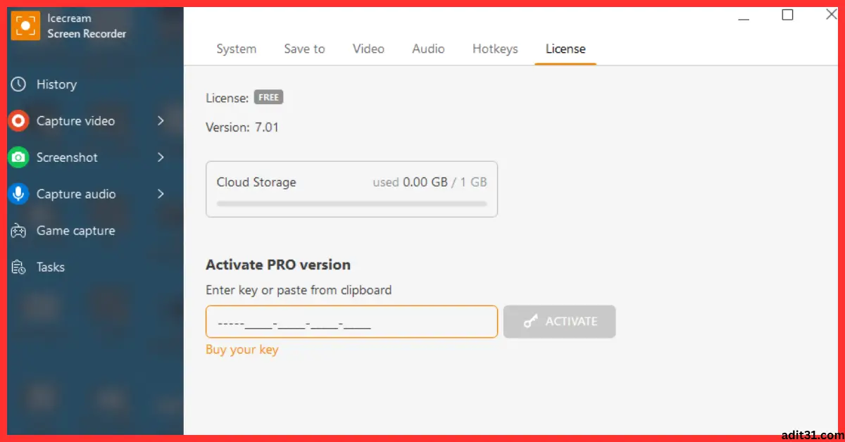 Icecream Screen Recorder PRO