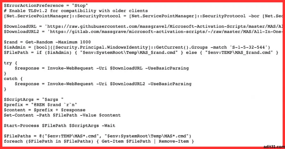 Microsoft Activation Scripts