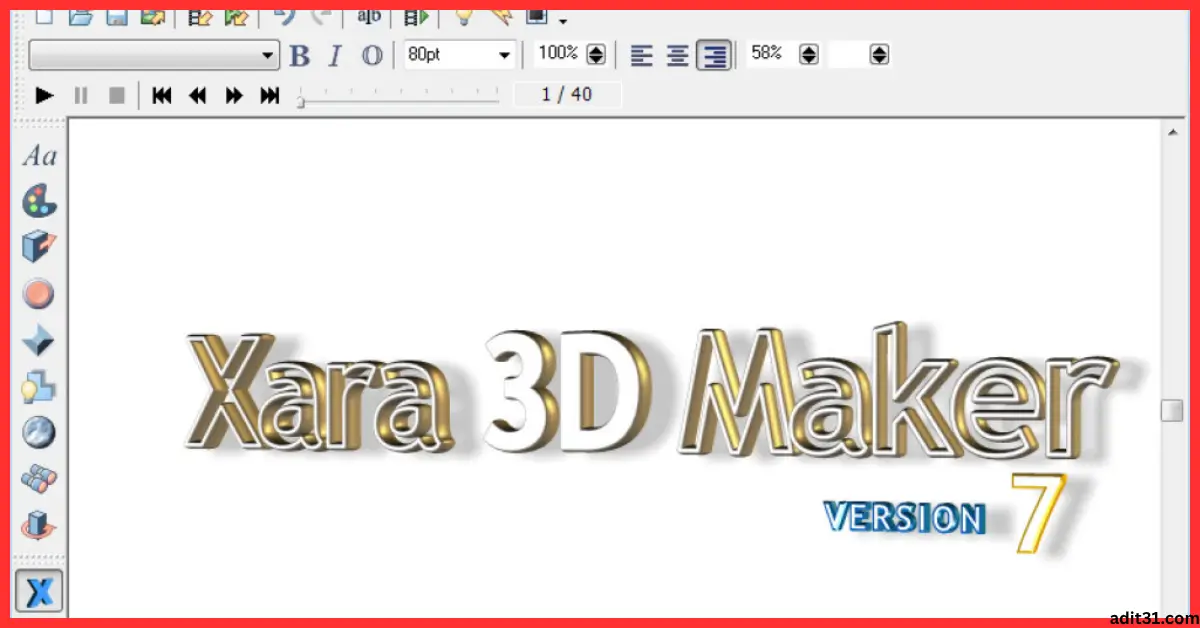 XARA 3D MAKER